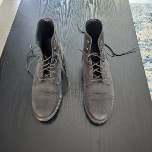 Thursday Boot Company Captain Men's Lace-up Boot - Black Matte - Size 10 US